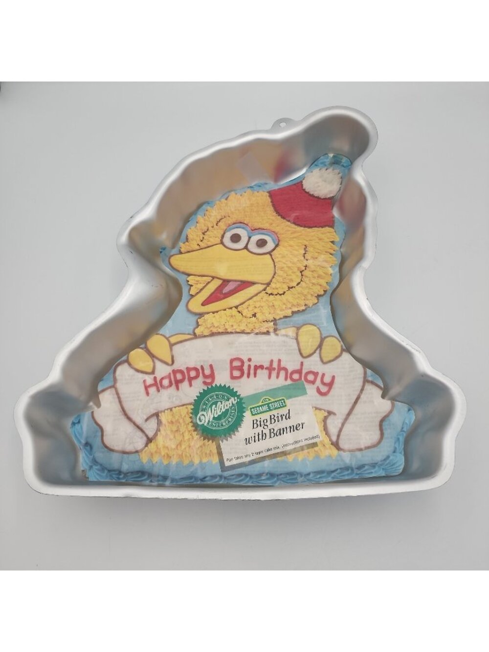 Wilton Big Bird Cake Pan w Baking Instruction Insert 2105-3654 Sesame Street